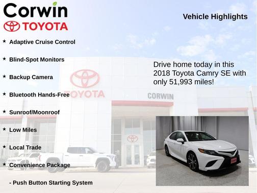 2018 Toyota Camry SE