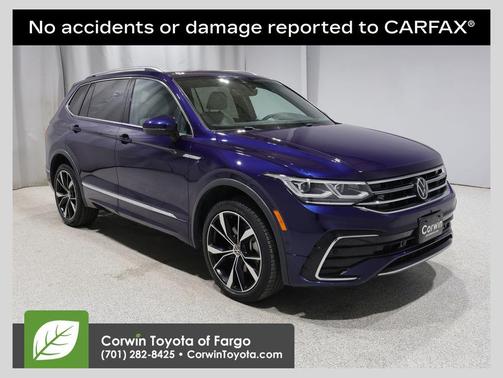 Dark Blue 2022 Volkswagen Tiguan 2.0T SEL R-Line 4MOTION