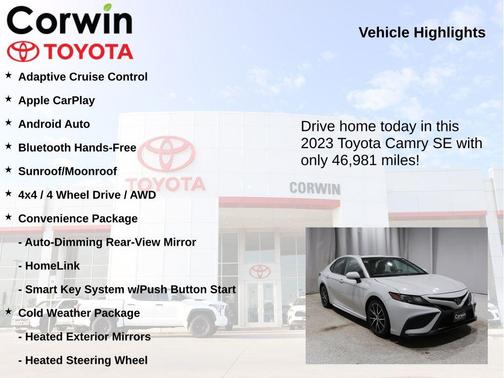 2023 Toyota Camry SE