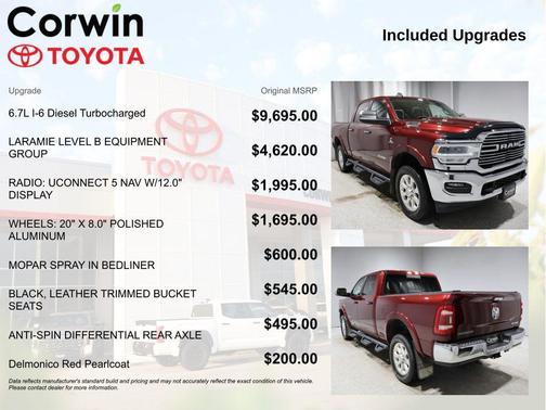 2022 RAM 2500 Laramie Crew Cab 4x4 6'4' Box