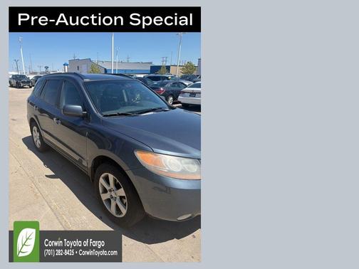 Silver 2008 Hyundai SANTA FE Limited