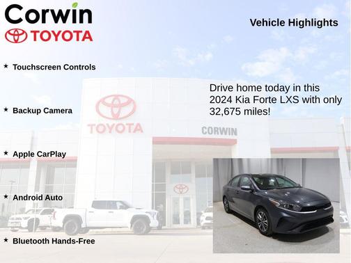 Gravity Gray 2024 Kia Forte LXS