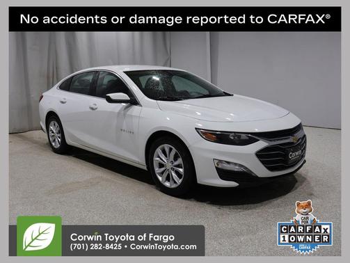 Summit White 2023 Chevrolet Malibu FWD 1LT