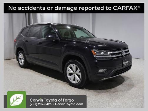 Deep Black Pearl 2018 Volkswagen Atlas 3.6L SE
