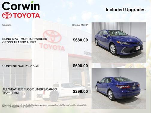 Reservoir Blue 2024 Toyota Camry LE
