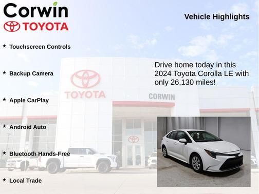 2024 Toyota Corolla LE