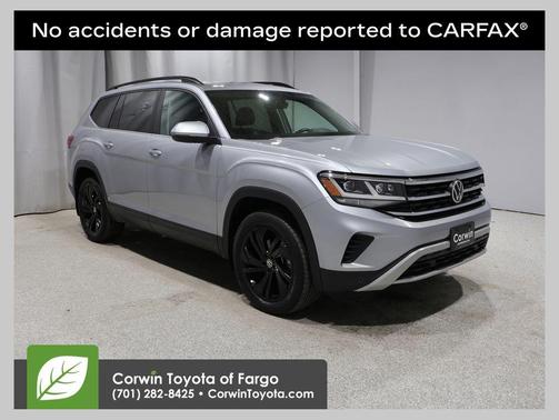 Pyrite Silver Metallic 2022 Volkswagen Atlas 3.6L SE w/Technology