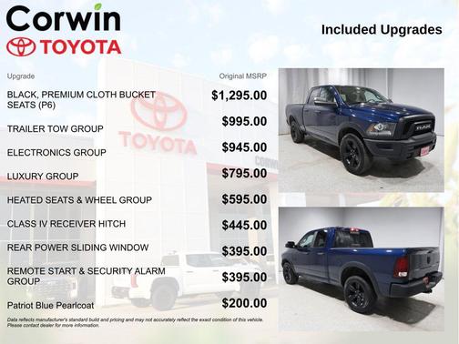 2023 RAM 1500 Classic Warlock Quad Cab 4x4 6'4' Box