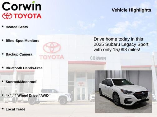 2025 Subaru Legacy Sport