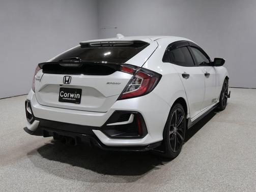 Platinum White Pearl 2020 Honda Civic Sport