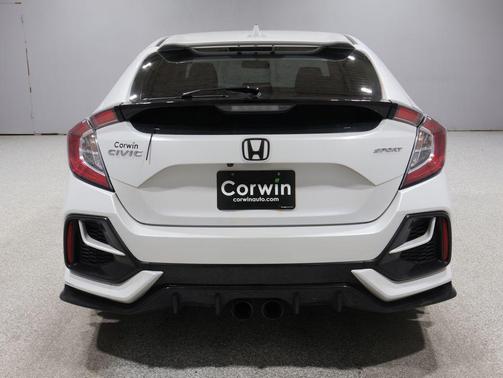 Platinum White Pearl 2020 Honda Civic Sport
