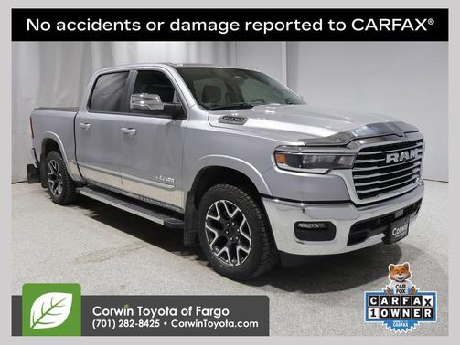 Billet Silver Metallic Clearcoat 2025 RAM 1500 Laramie