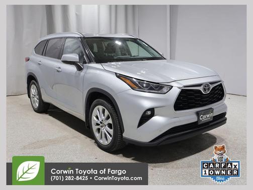 Celestial Silver Metallic 2021 Toyota Highlander Limited
