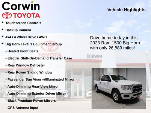 2023 RAM 1500 Big Horn/Lone Star