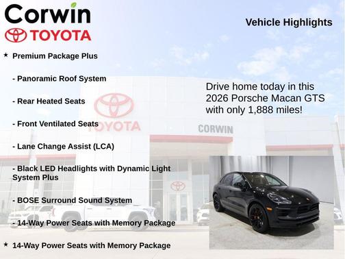 2026 Porsche Macan GTS