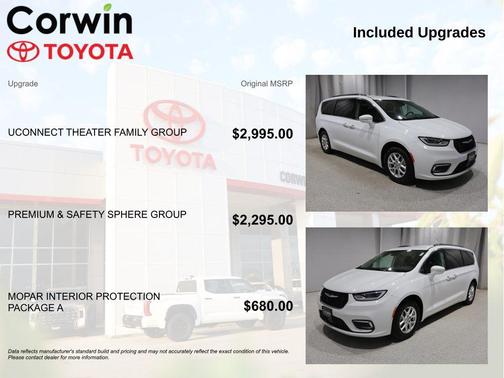 Bright White Clearcoat 2021 Chrysler Pacifica Touring L