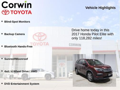 2017 Honda Pilot Elite