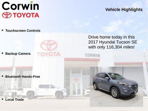 Coliseum Gray 2017 Hyundai TUCSON SE