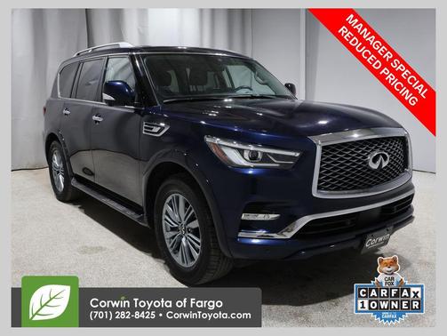 Hermosa Blue 2024 INFINITI QX80 Luxe