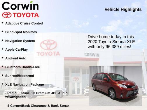 2020 Toyota Sienna XLE