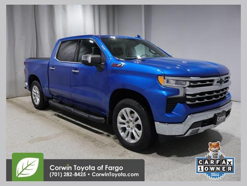 Glacier Blue Metallic 2022 Chevrolet Silverado 1500 LTZ