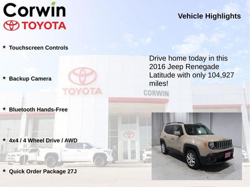 2016 Jeep Renegade Latitude