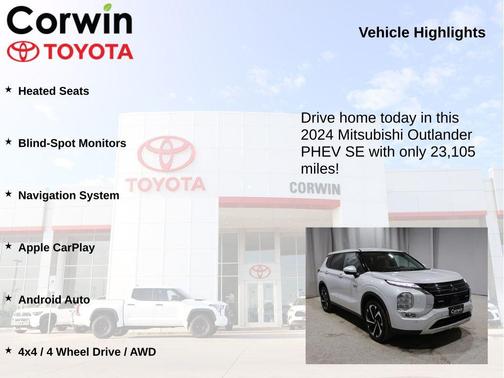 2024 Mitsubishi Outlander PHEV SE S-AWC