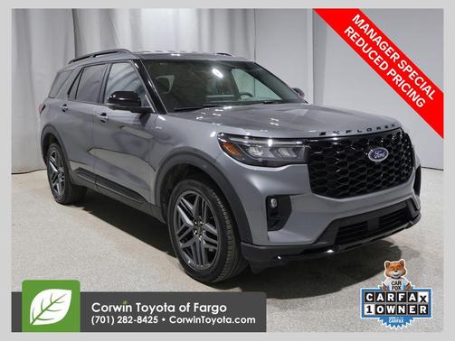 CARBONIZED GRAY METALLIC 2025 Ford Explorer ST-Line
