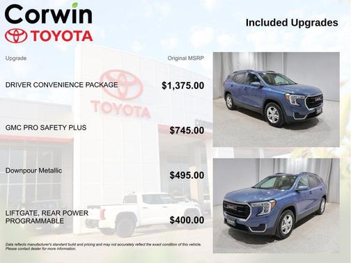 Downpour Metallic 2024 GMC Terrain SLE