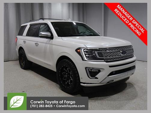 WHITE PLATINUM MET TRI-COAT 2019 Ford Expedition Platinum