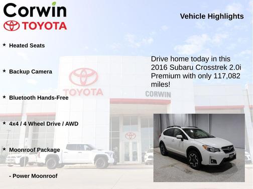 2016 Subaru Crosstrek 2.0i Premium