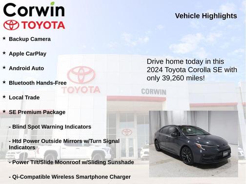 2024 Toyota Corolla SE