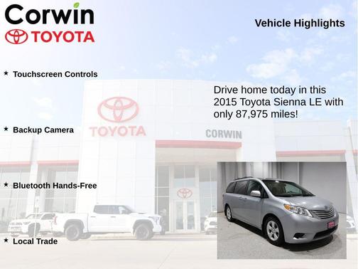 2015 Toyota Sienna LE