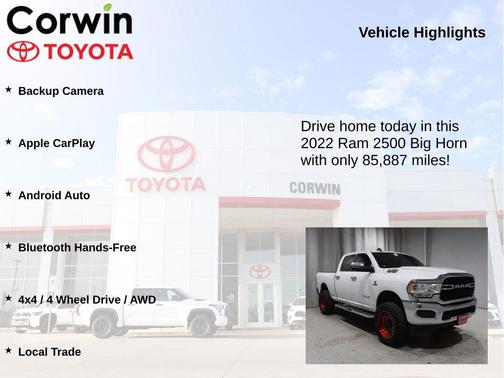 2022 RAM 2500 Big Horn Crew Cab 4x4 6'4' Box