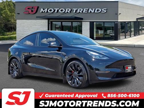 Solid Black 2022 Tesla Model Y Performance