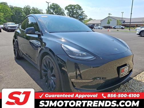 Solid Black 2022 Tesla Model Y Performance