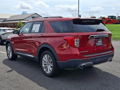 Rapid Red Metallic Tinted Clearcoat 2022 Ford Explorer Limited