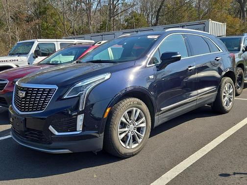 Dark Moon Blue Metallic 2021 Cadillac XT5 Premium Luxury