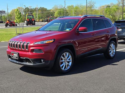 Deep Cherry Red Crystal Pearlcoat 2014 Jeep Cherokee Limited