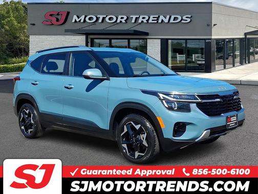 Blue 2025 Kia Seltos EX