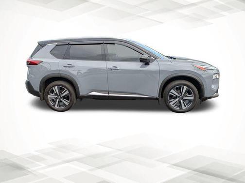 Solid Gray / Black 2021 Nissan Rogue Platinum