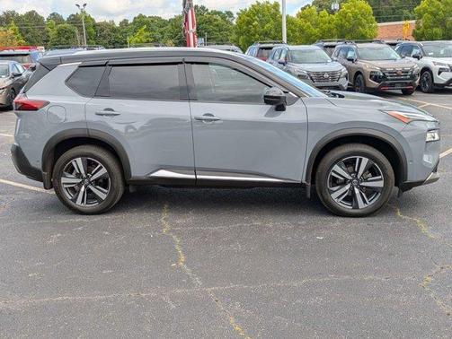 Solid Gray / Black 2021 Nissan Rogue Platinum