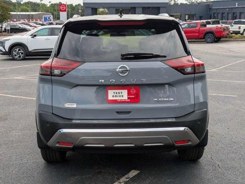 Solid Gray / Black 2021 Nissan Rogue Platinum