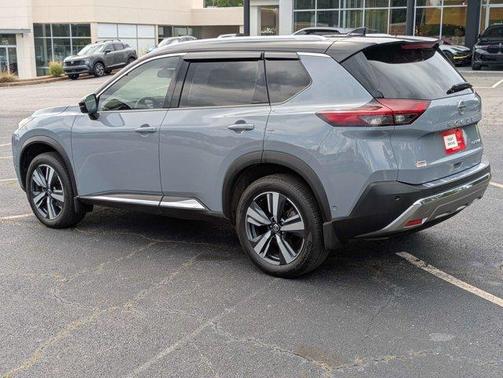 Solid Gray / Black 2021 Nissan Rogue Platinum