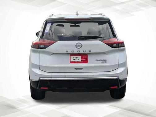 White Pearl 2026 Nissan Rogue Platinum
