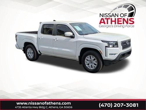 Glacier White 2024 Nissan Frontier SV