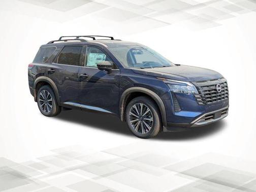 Deep Ocean Blue 2026 Nissan Pathfinder Platinum