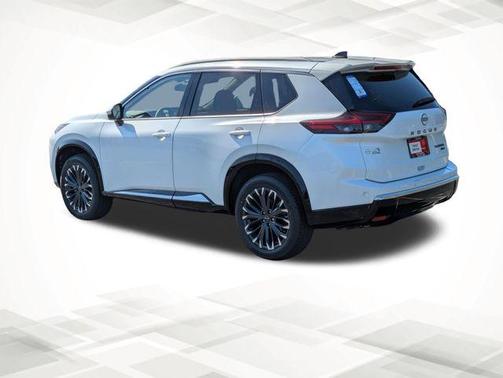 White / Black 2026 Nissan Rogue Platinum