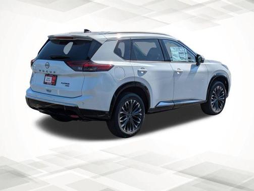 White / Black 2026 Nissan Rogue Platinum