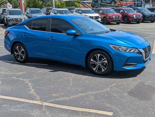 Electric Blue Metallic 2023 Nissan Sentra SV